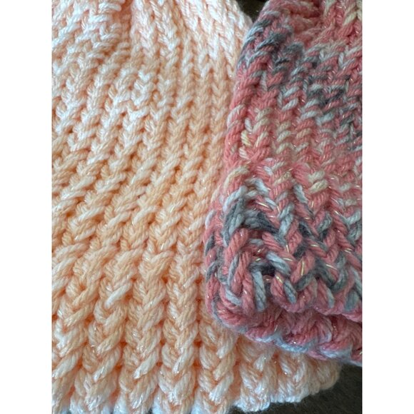 2 NEW Hand Crafted Stocking Caps Beanies Adult OSFA - Picture 2 of 2